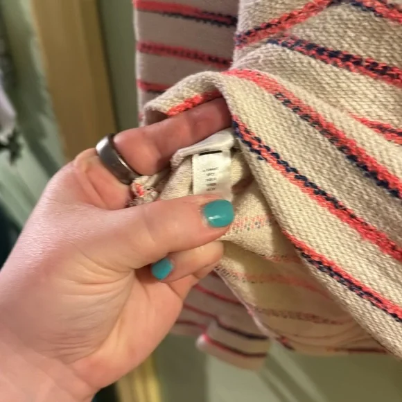 Lou & Grey, tweed striped pocket shirt — XL - Picture 3 of 3